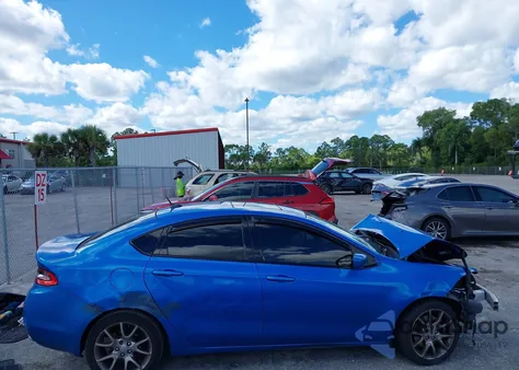 2015 Dodge Dart Sxt из США, поврежденный, VIN 1C3CDFBB5FD225037